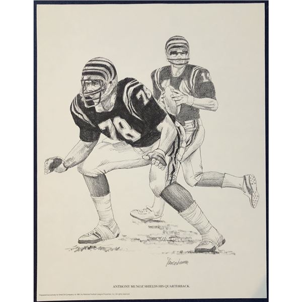 1981 SHELL OIL NFL - ANTHONY MUNOZ (HOF)