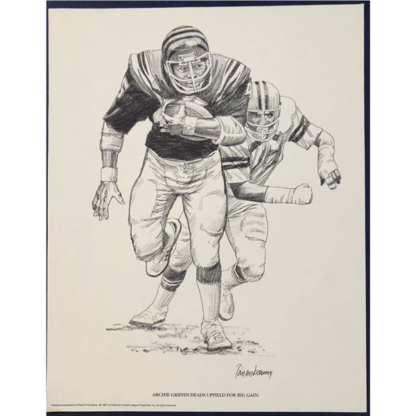 1981 SHELL OIL NFL - ARCHIE GRIFFIN