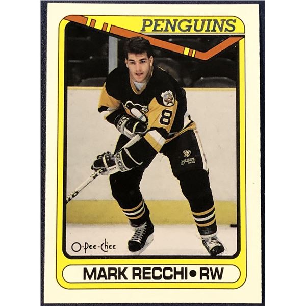1990-91 O-PEE-CHEE MARK RECCHI (HOF) ROOKIE CARD