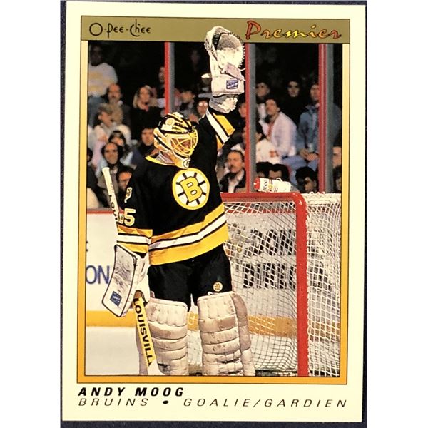 1990-91 O-PEE-CHEE PREMIER NHL ANDY MOOG