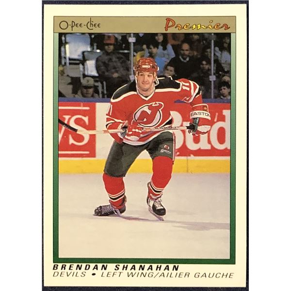 1990-91 O-PEE-CHEE PREMIER NHL BRENDAN SHANAHAN (HOF)