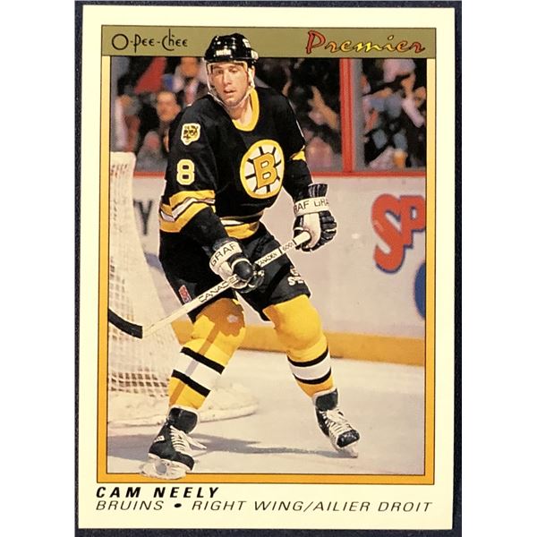 1990-91 O-PEE-CHEE PREMIER NHL CAM NEELY (HOF)