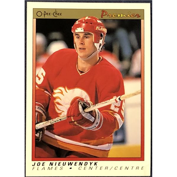 1990-91 O-PEE-CHEE PREMIER NHL JOE NIEUWENDYK (HOF)