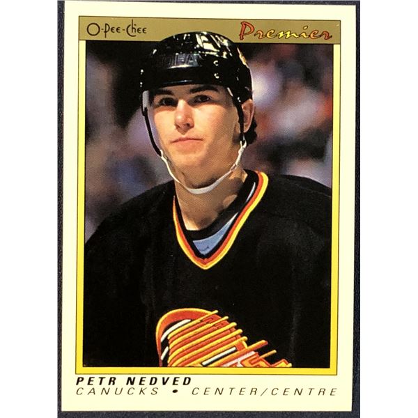 1990-91 O-PEE-CHEE PREMIER NHL PETR NEDVED ROOKIE CARD