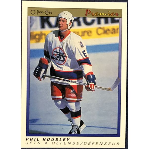 1990-91 O-PEE-CHEE PREMIER NHL PHIL HOUSLEY (HOF)