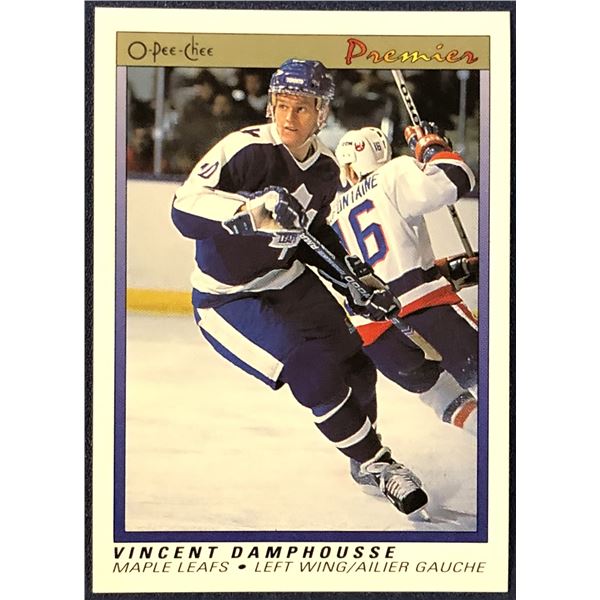 1990-91 O-PEE-CHEE PREMIER NHL VINCE DAMPHOUSSE (HOF)