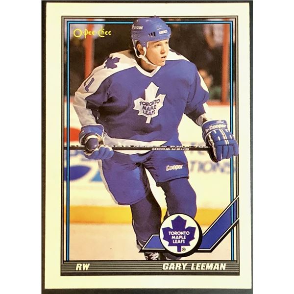 1991-92 O-PEE-CHEE GARY LEEMAN