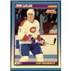 Image 1 : 1991-92 SCORE JOHN LeCLAIR ROOKIE CARD