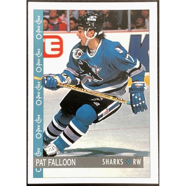 1992-93 O-PEE-CHEE PAT FALLOON ROOKIE CARD