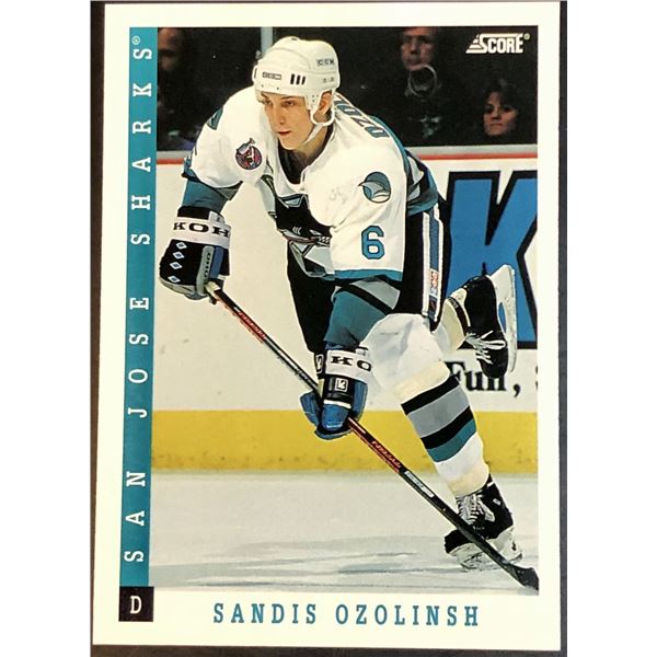 1993-94 SCORE SANID OZOLINSH ROOKIE CARD