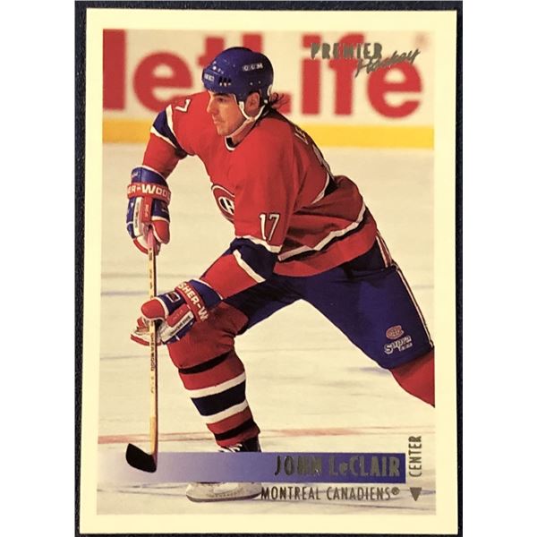 1994-95 O-PEE-CHEE PREMIER HOCKEY JOHN LeCLAIR