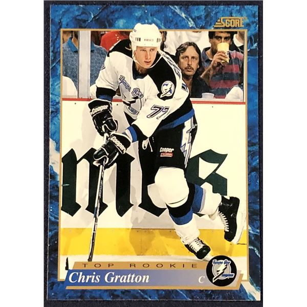 1994-95 PINNACLE CHRIS GRATTON ROOKIE CARD