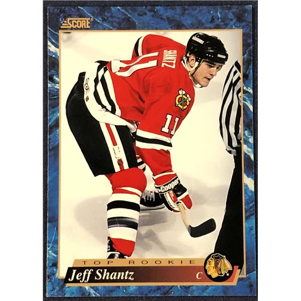 1994-95 PINNACLE JEFF SHANTZ ROOKIE CARD