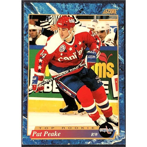 1994-95 PINNACLE PAT PEAKE ROOKIE CARD