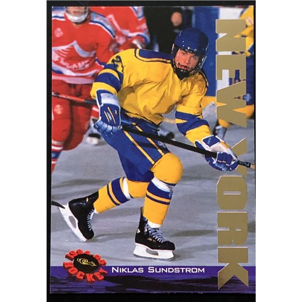 1997 CLASSIC NIKLAS SUNDSTROM ROOKIE CARD