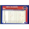 Image 2 : 2003 TOPPS GREG MADDUX (HOF)