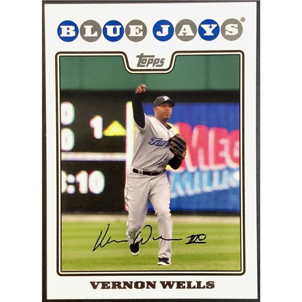 2008 TOPPS VERNON WELLS