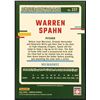 Image 2 : 2023 DONRUSS YELLOW PARALLEL WARREN SPAHN (HOF)