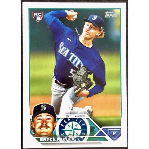 2023 TOPPS BRYCE MILLER ROOKIE CARD