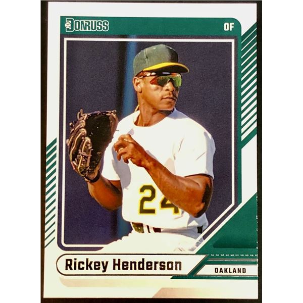 2024 DONRUSS RICKEY HENDERSON (HOF)