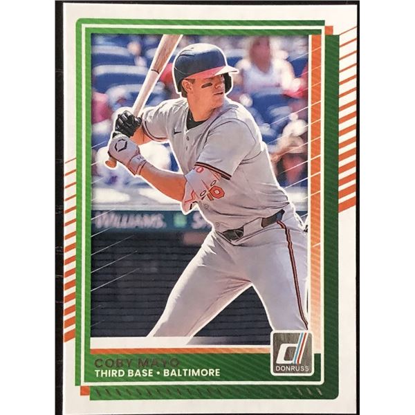 2025 DONRUSS COBY MAYO ROOKIE CARD