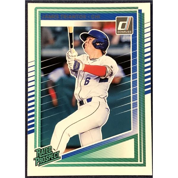 2025 DONRUSS JAMES TRIANTOS ROOKIE CARD