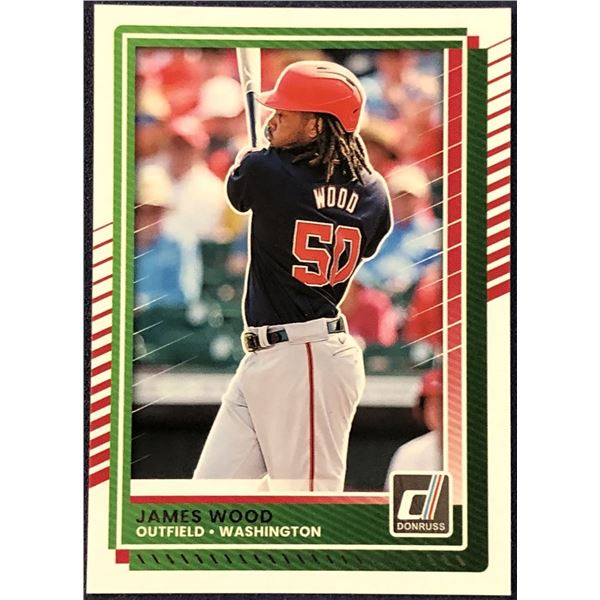 2025 DONRUSS JAMES WOOD ROOKIE CARD