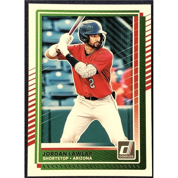 2025 DONRUSS JORDAN LAWLAR ROOKIE CARD
