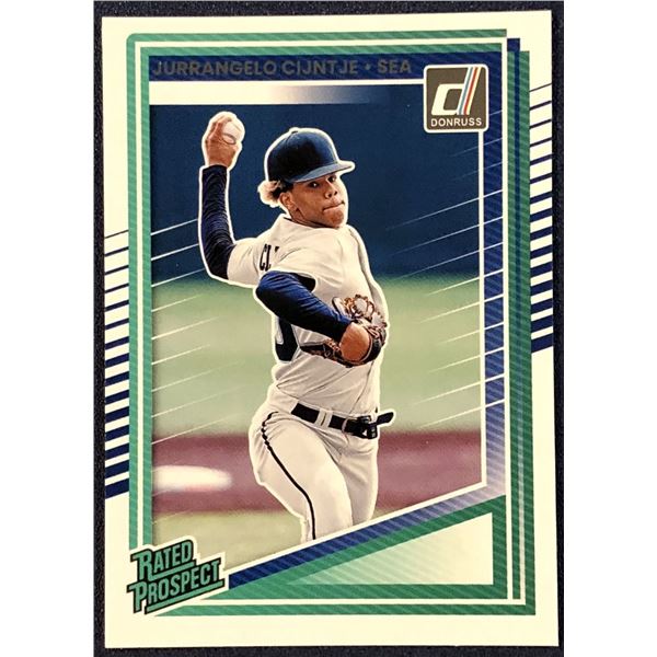 2025 DONRUSS JURRANGELO CIJNTJE ROOKIE CARD