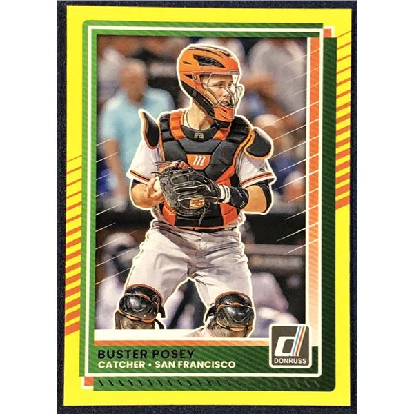 2025 DONRUSS YELLOW PARALLEL BUSTER POSEY