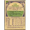Image 2 : 1975-76 TOPPS LOU HUDSON (HOF)