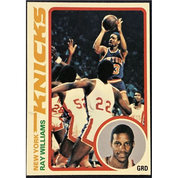 1978-79 TOPPS RAY WILLIAMS ROOKIE CARD