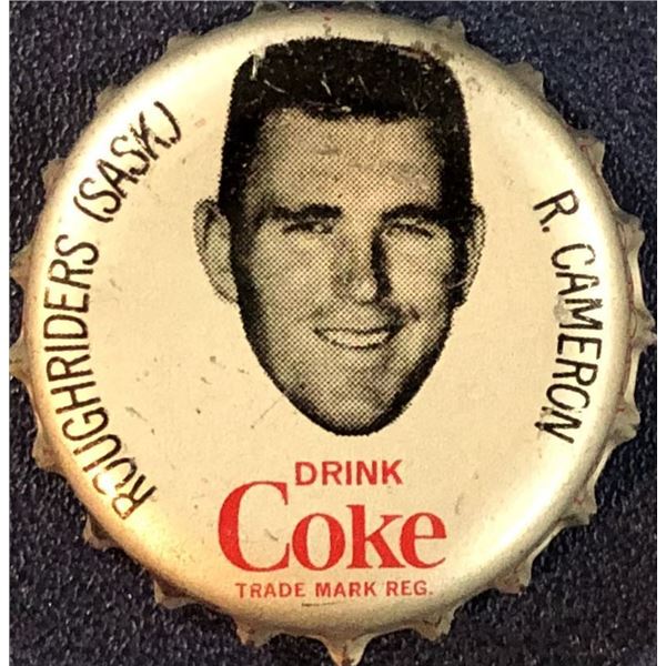 1965 COCA COLA CFL BOTTLE CAPS - ROY CAMERON