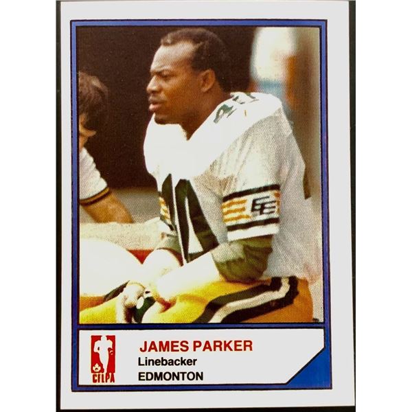 1983 JOGO CFL JAMES PARKER (HOF)