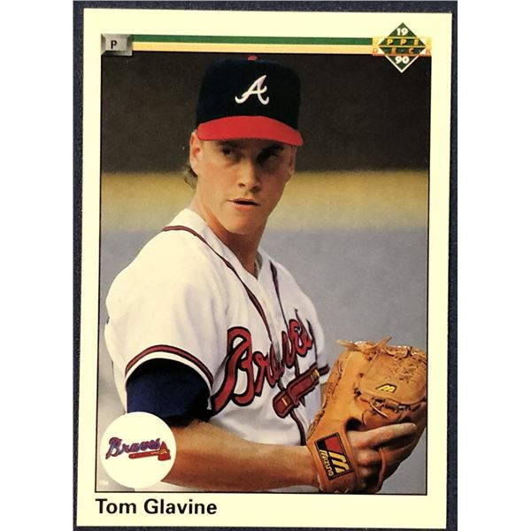 1990 UPPER DECK TOM GLAVINE (HOF)