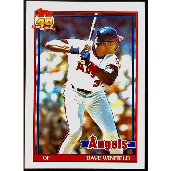 1991 TOPPS DAVE WINFIELD (HOF)