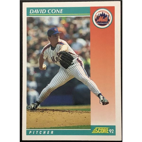 1992 SCORE DAVID CONE