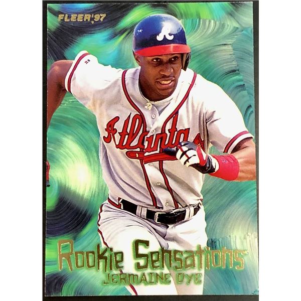 1997 FLEER JERMAINE DYE ROOKIE CARD