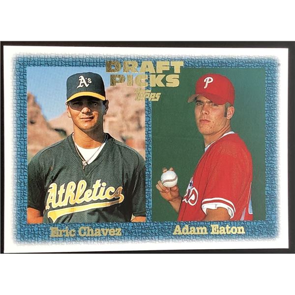 1997 TOPPS ERIC CHAVEZ / ADAM EATON ROOKIE CARD