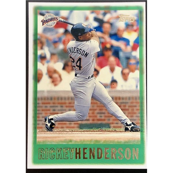 1997 TOPPS RICKEY HENDERSON (HOF)