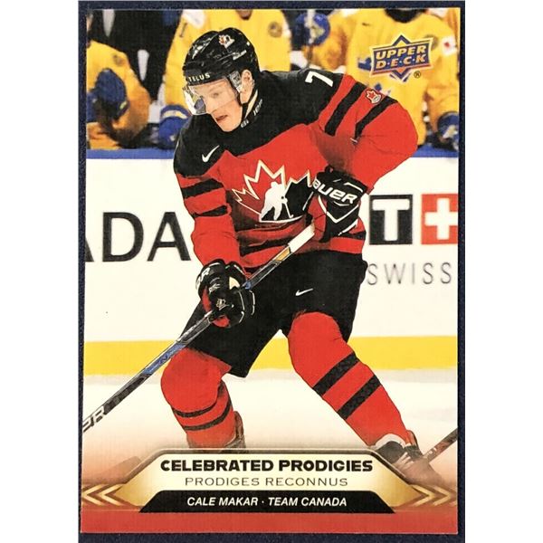 2025-26 UPPER DECK CELEBRATED PRODIGIES CALE MAKAR