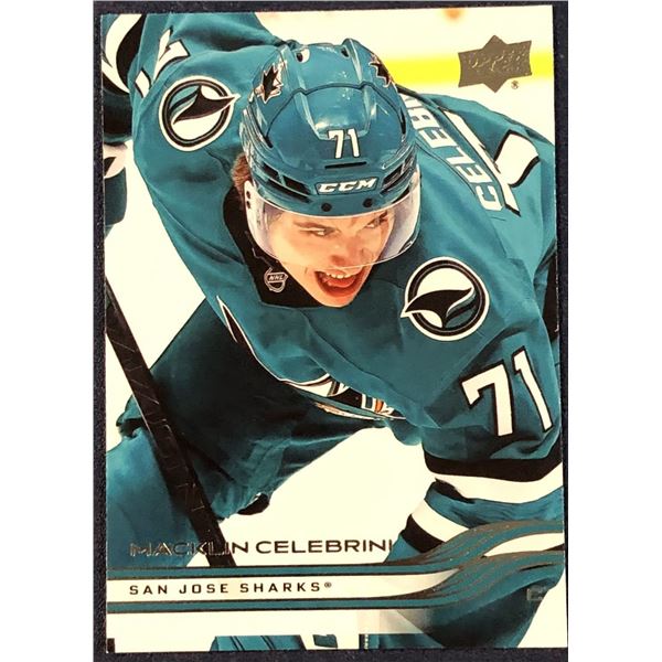 2025-26 UPPER DECK MACKLIN CELEBRINI ROOKIE CARD