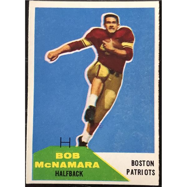 1960 FLEER NFL BOB McNAMARA