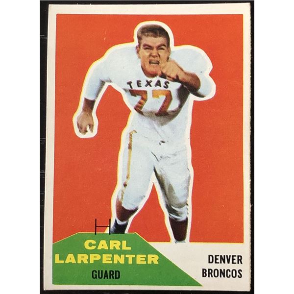1960 FLEER NFL CARL LARPENTER