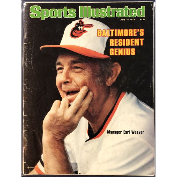 1979 JUNE 18 SPORTS ILLUSTRATED - EARL WEAVER