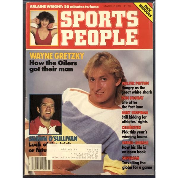 1985 MARCH SPORTS PEOPLE - WAYNE GRETZKY (HOF)