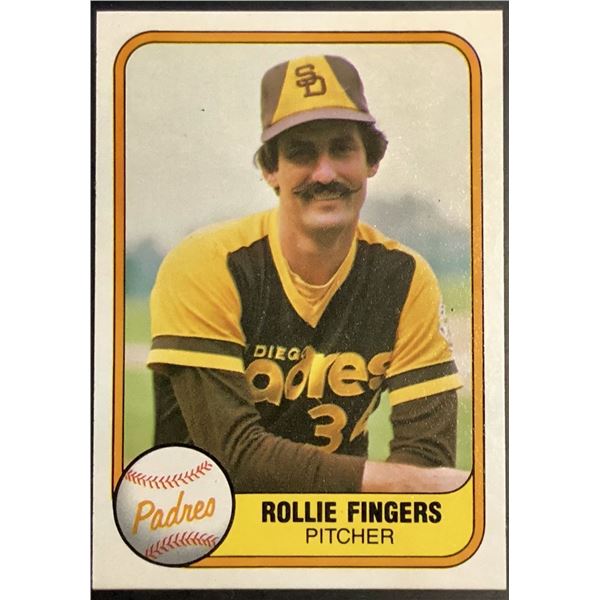 1981 FLEER ROLLIE FINGERS (HOF)