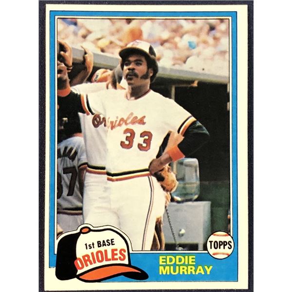 1981 TOPPS EDDIE MURRAY (HOF)