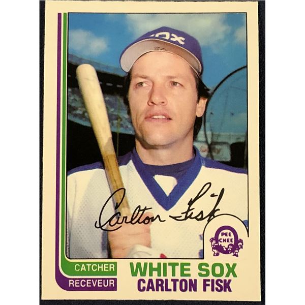 1982 O-PEE-CHEE BASEBALL CARLTON FISK (HOF)