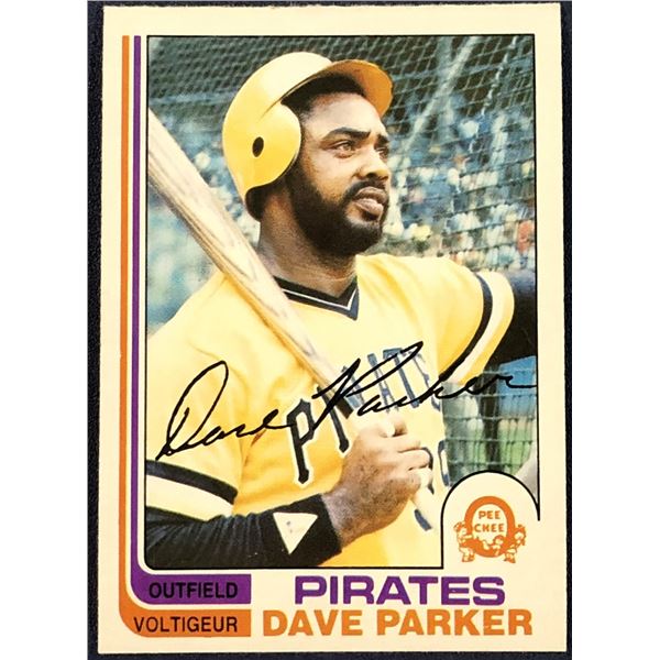 1982 O-PEE-CHEE BASEBALL DAVE PARKER (HOF)